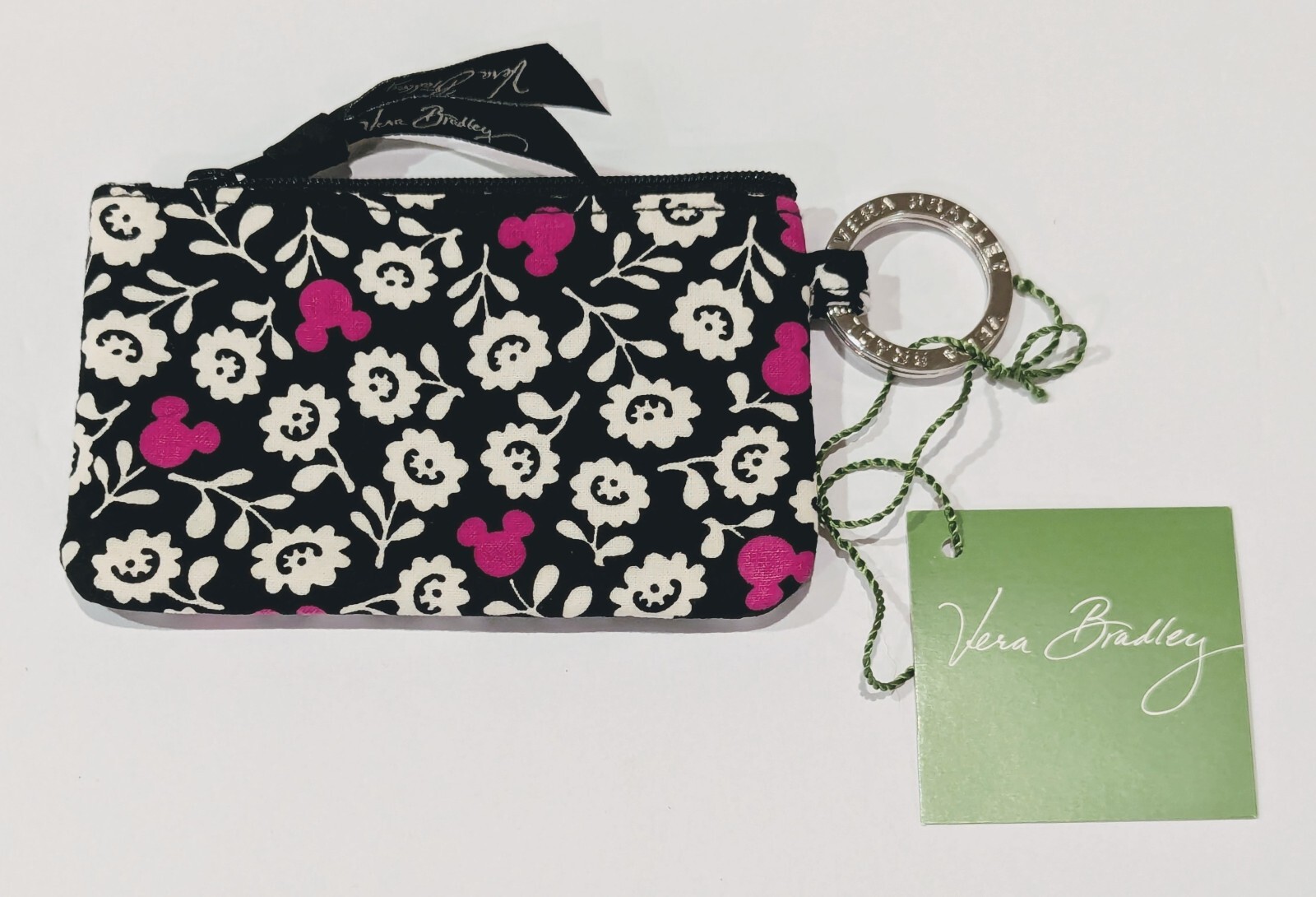 Vera Bradley Mickey Meets Birdie Zip ID Disney Parks NWT Retired Pattern