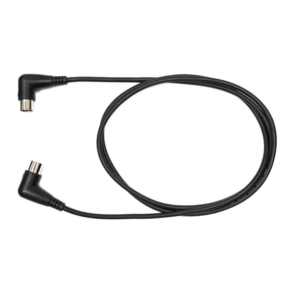 5 ft. Right Angle Double Shield 5-Pin Din MIDI Cable 2051
