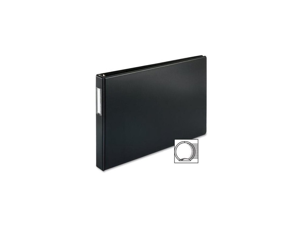 Business Source Reference Binder 11"x17" 1" Black 44100
