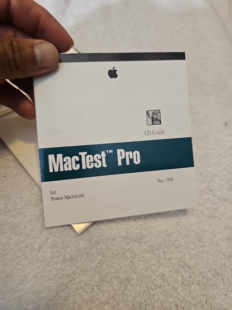 MacTest Pro May 1998 For Power Macintosh Cd Guide