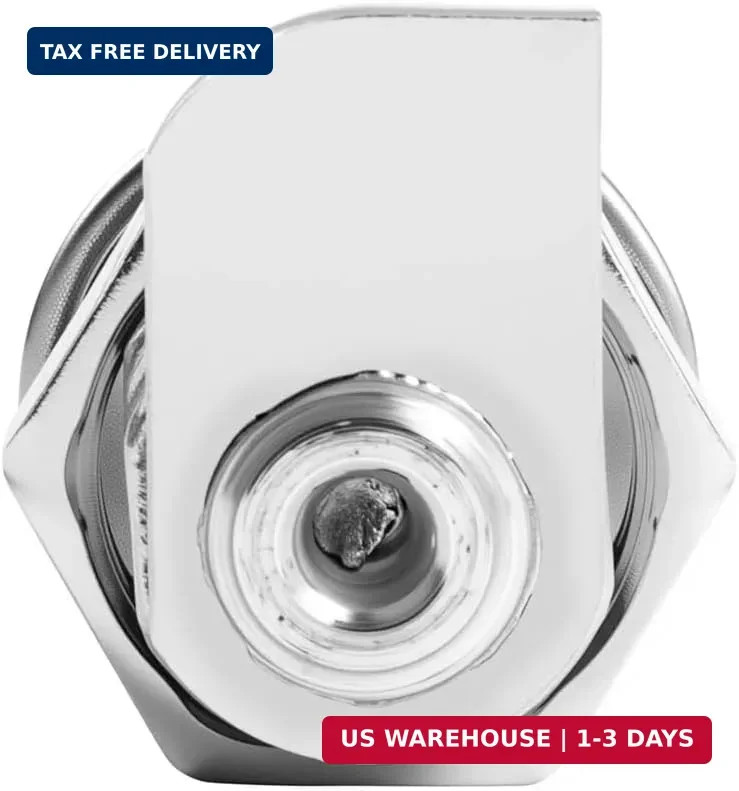 Truck Tool Box Lock with Keys, 5/8" Replacement 1 Pack - (CH545), Silver
