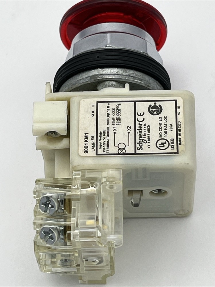 NEW Square D Schneider Push/Pull Operator 9001KR9P1RH13 Ser J