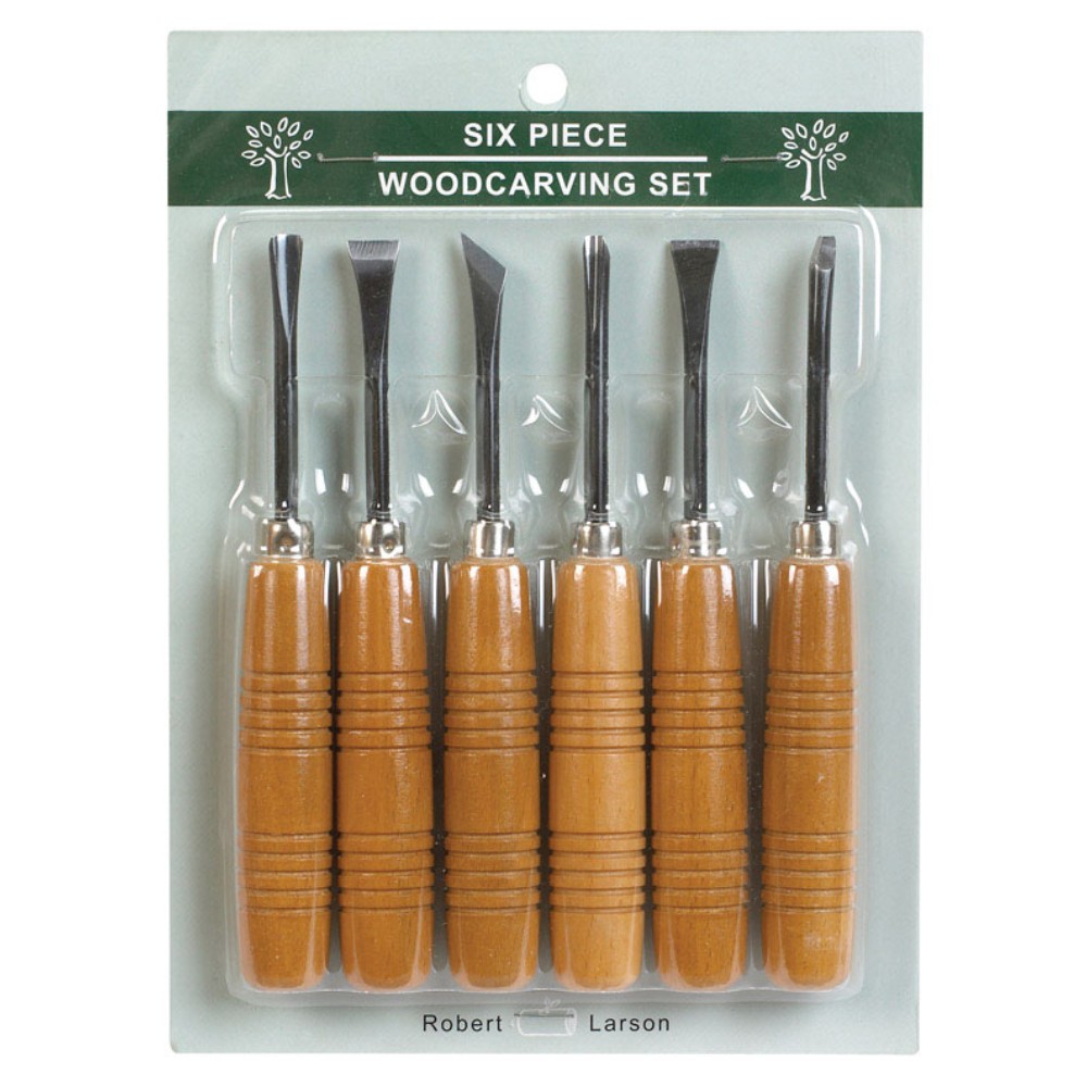 Robert Larson 765-5000 Carving Tool Set 6 L in.