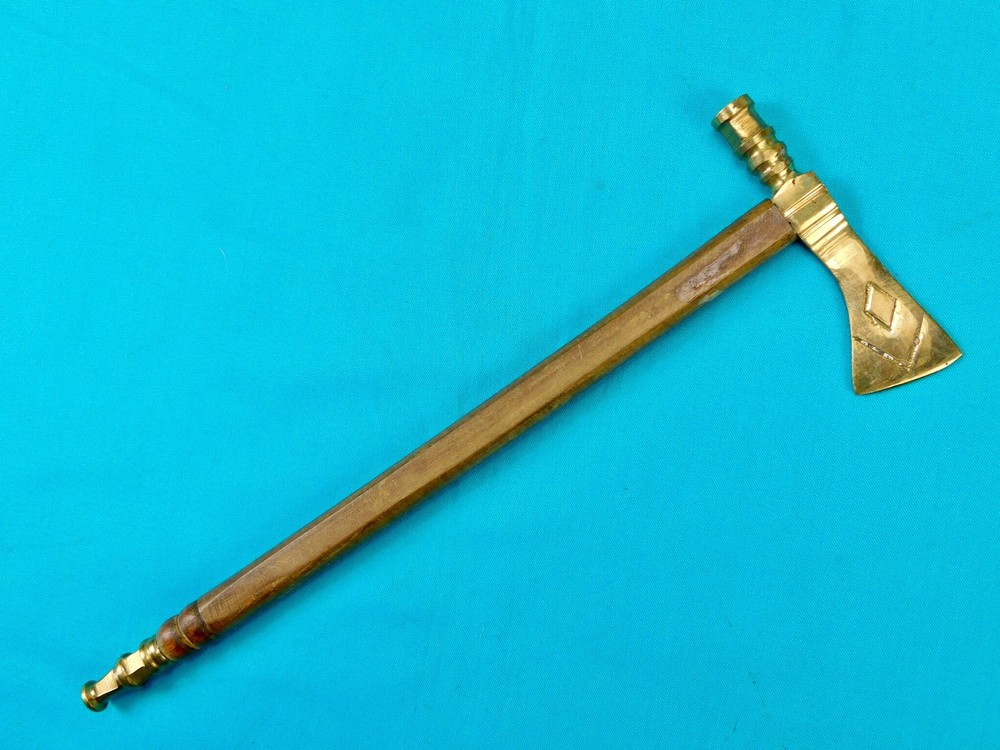 Vintage US Custom Made Handmade Mini Miniature Small Pipe Tomahawk Axe Hatchet