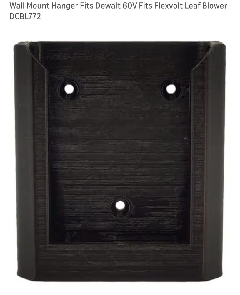 Dewalt 60V Flexvolt  Leaf Blower DCBL772 Wall Mount Hanger