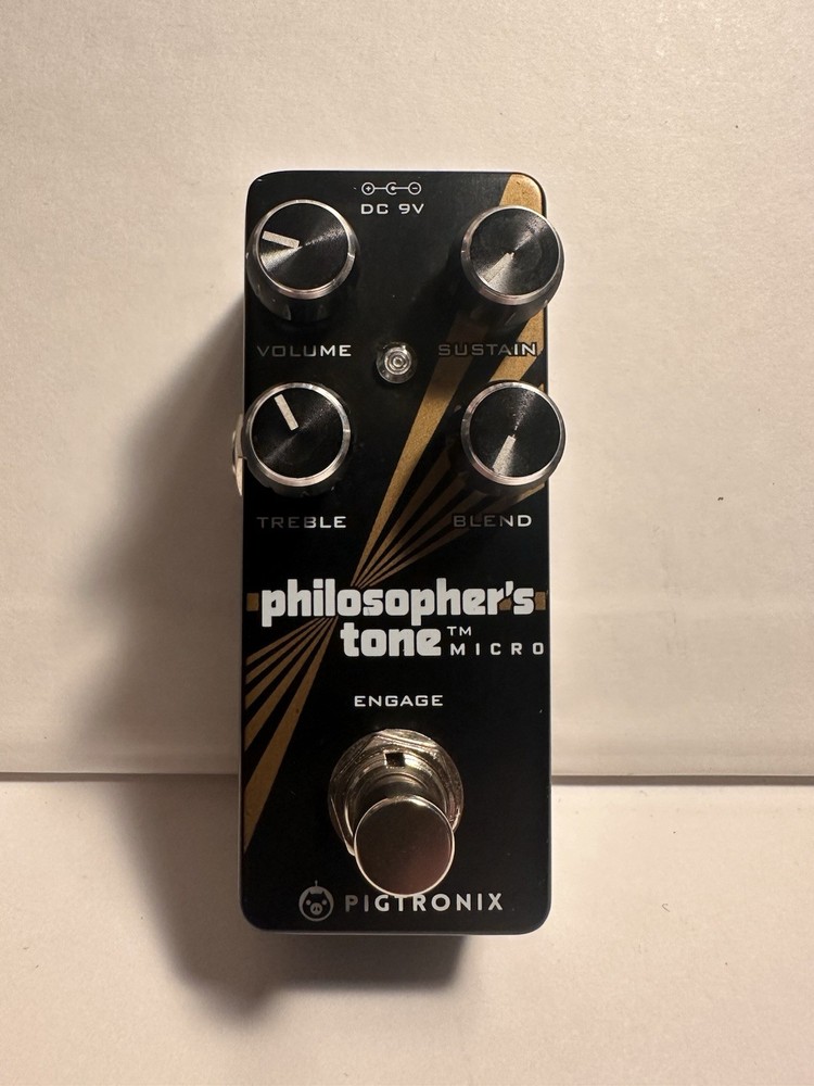 Pigtronix Philosopher's Tone Micro Compressor Guitar Effects Pedal