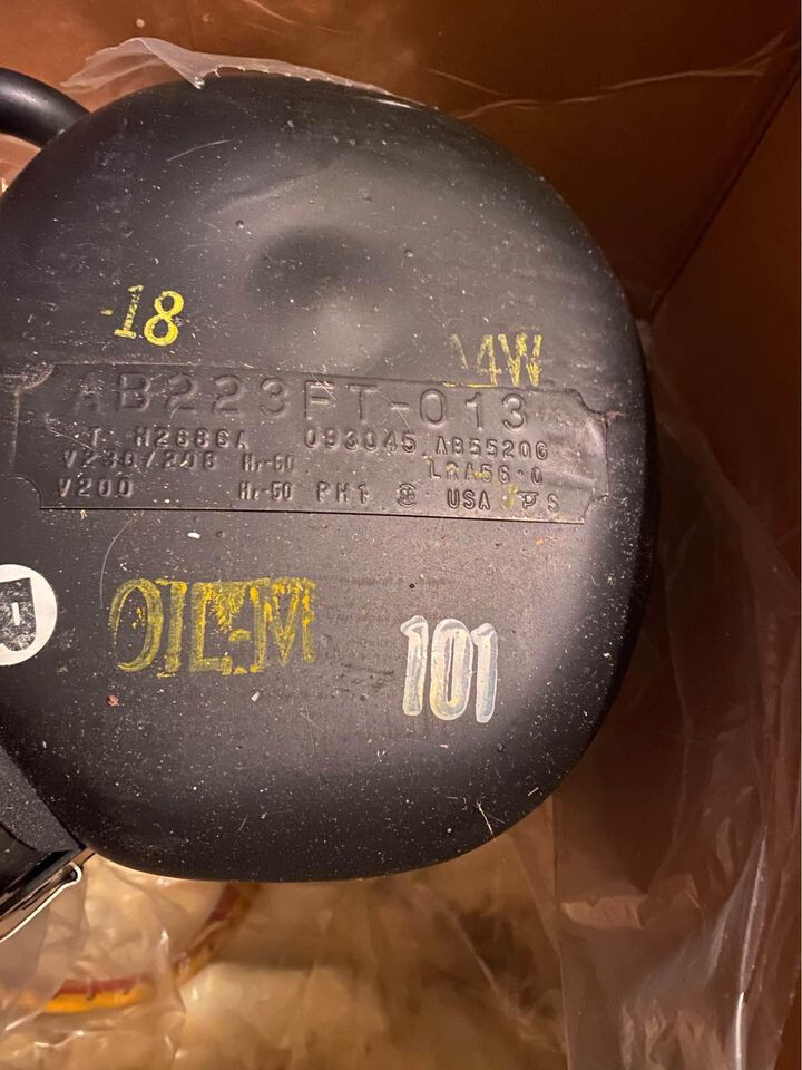 Tecumseh compressor- V 230/208, V 200, # AB5520G