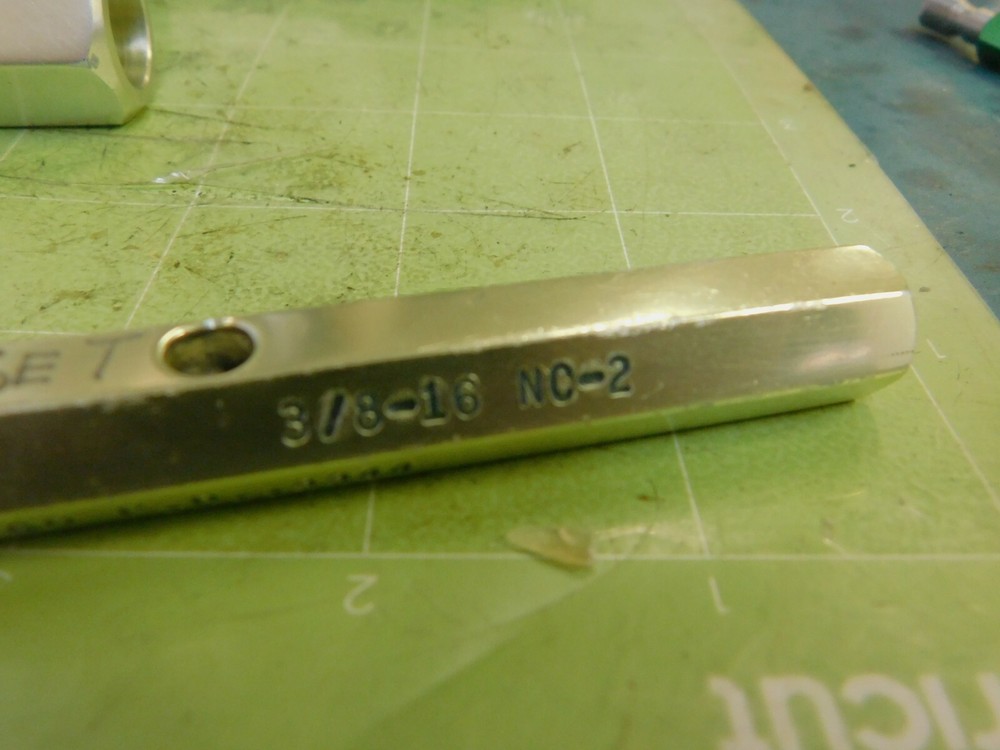 DoAll Go Thread Plug Gage 3/8"-16 NC 2