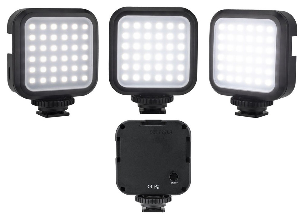 Dazzling LED Light Set With Power Kit For Sony FDR-AX33
