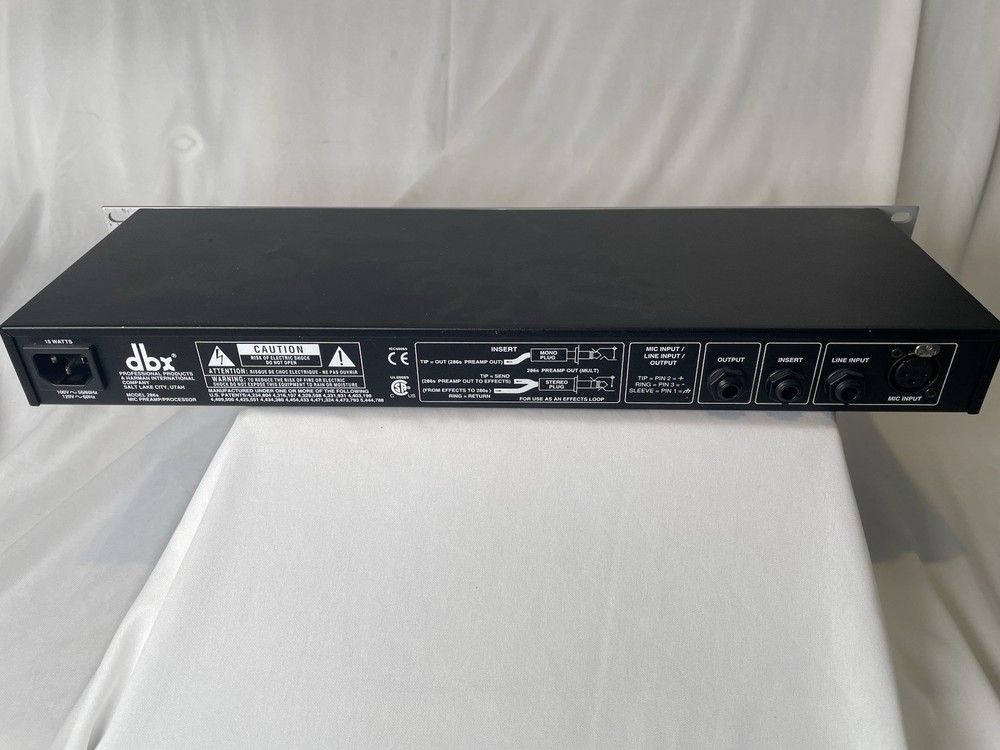 DBX 286S Mic Pre-Amp Processor 286 S Microphone/Instrument Preamp - Excellent!
