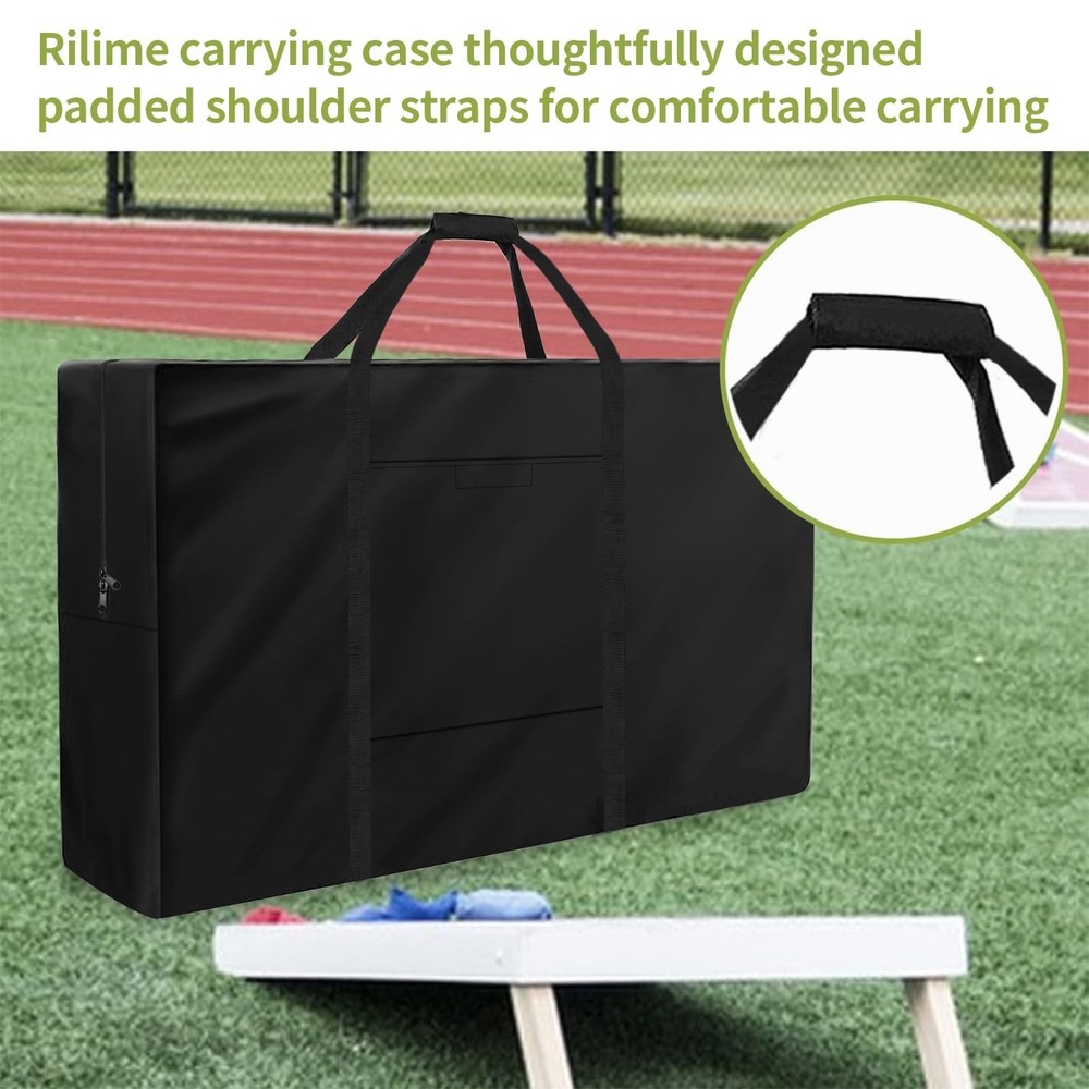 Cornhole Carrying Case,3' X 2' Cornhole Bag Carrying-Case,Weatherproof Cornho...