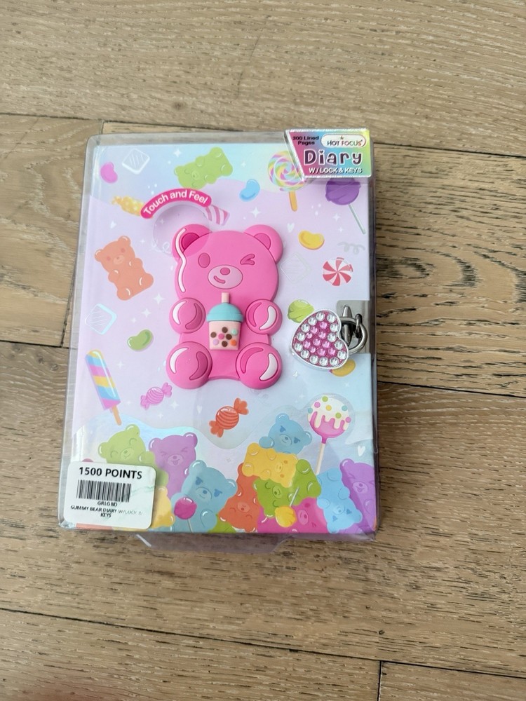 Gummy bear notebook
