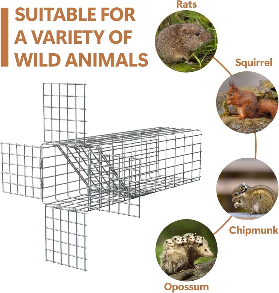 Humane Squirrel Excluder One Way Door Attic Copper Mesh