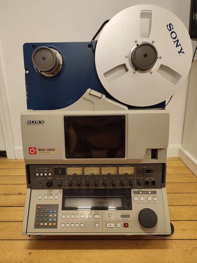 SONY BVH-3100 1" Reel to Reel type c videocoder tested working