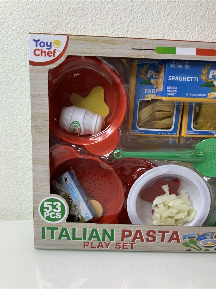 Toy Chef Italian Pasta Play Set 53pc