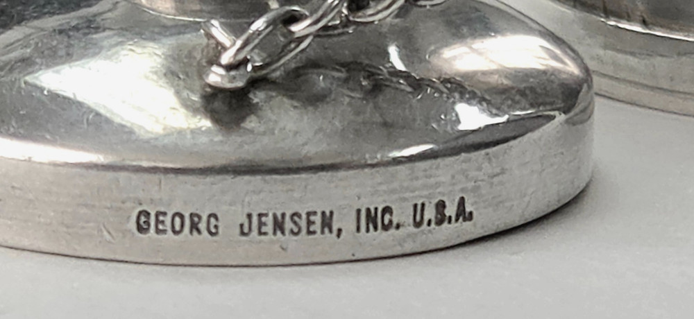 Georg Jensen Sterling Silver Acorn Pill Box