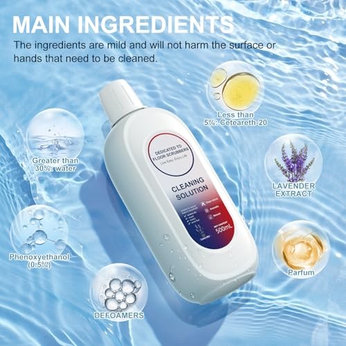 Floor Cleaner 1000ml Scent Compatible with Tineco Cleaning Solution, Lavender