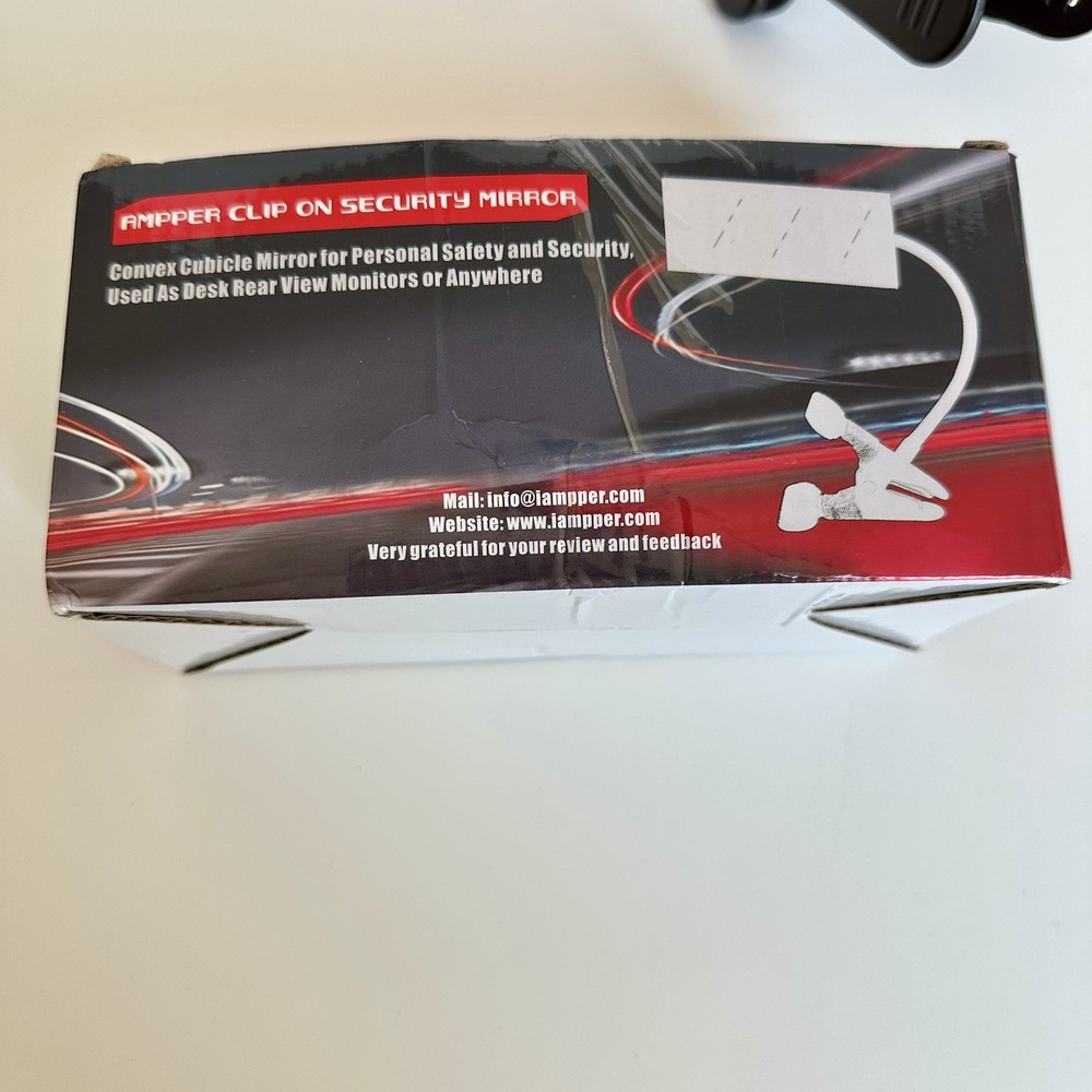 Cubicle Mirror Clip On Security Mirror Personal Safety Ampper Adjustable