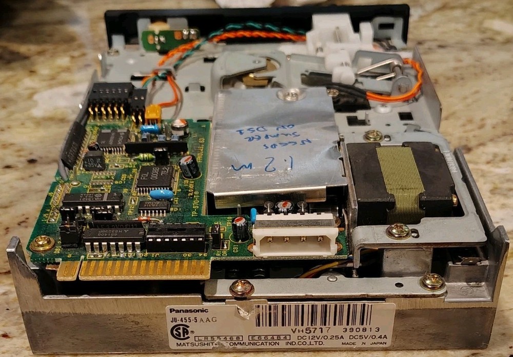 Panasonic Floppy Drive - Ju-455-5 Aag - 5.25" - Untested
