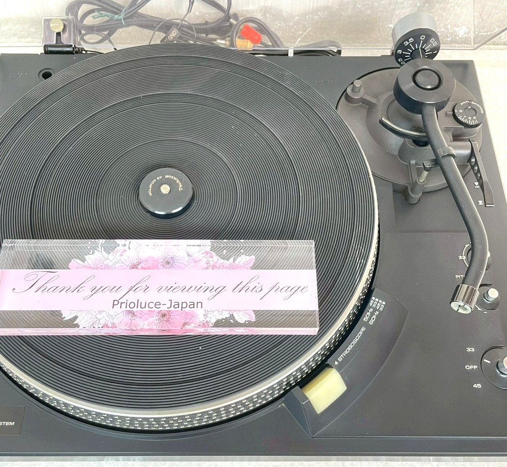 Technics SL-2000 Direct Drive Turntable Record Player Tested Japan