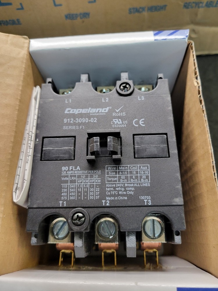 Copeland 912-3090-02 Contactor NOS NEW