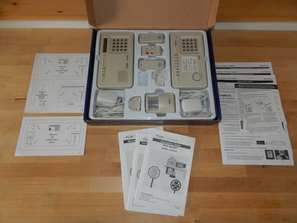 SkyLink Wireless Alarm System Model SC-1000-W used