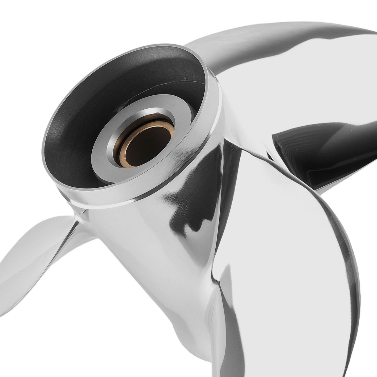 Boat Propeller for Yamaha F70 F75 F80 F90 F100 F115 13x19 Stainless 15 Spline