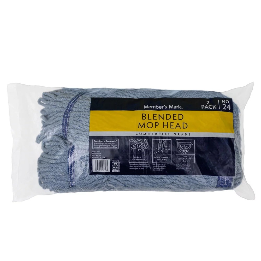 Member's Mark #24 Blended Mop Head, 2 Pack