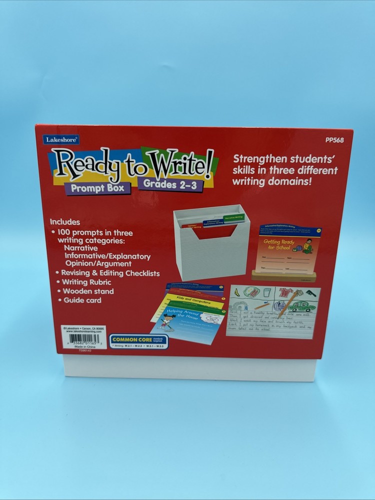 Lakeshore-Ready to Write! Prompt Box 100-Grades 2-3- PP568