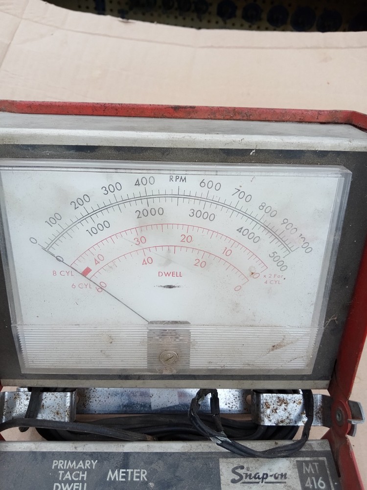 Snap On MT 416 Primary Tach Dwell Meter Needs Cord