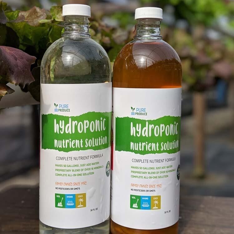 Hydroponic Nutrient Mix by Pure Produce 32 oz