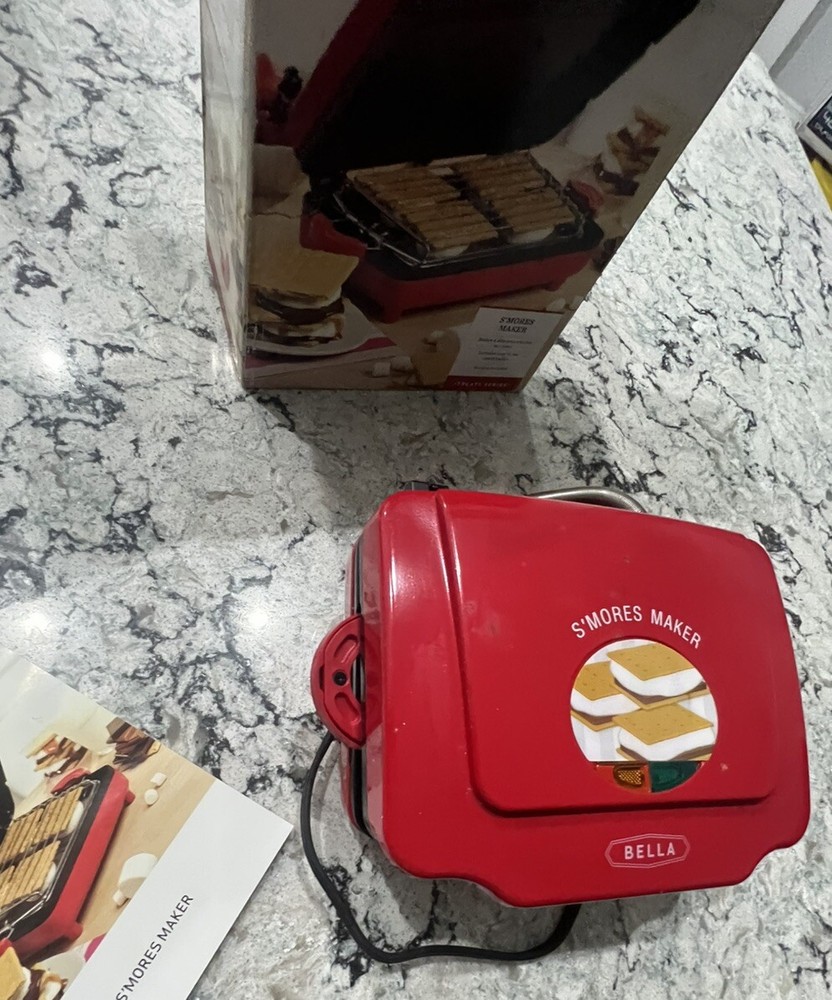 Bella Red S'mores Maker Machine - MINT in box (B8)