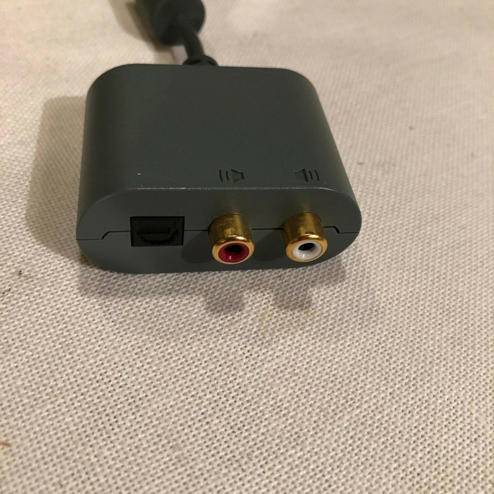 Genuine Microsoft Xbox 360 Composite AV RCA Cable Connection Cord