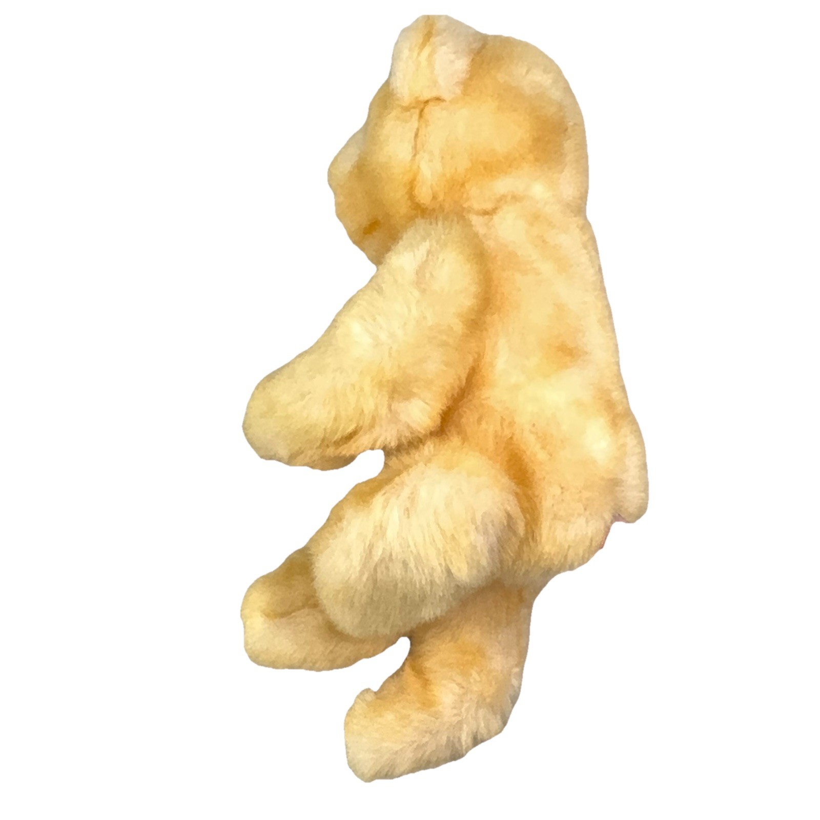 Vtg Ty 1999 Retired Plush Teddy Bear 14” Golden Stuffed Animal Toy Excellent