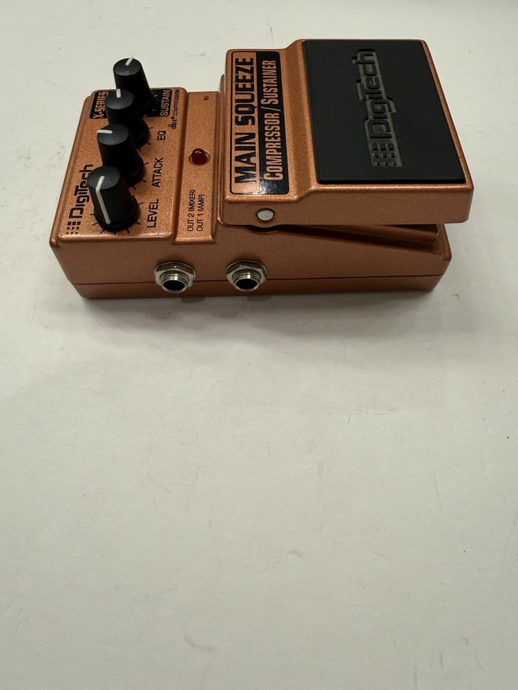 Digitech XMS X-Series Main Squeeze Compressor / Sustainer Guitar Effect Pedal