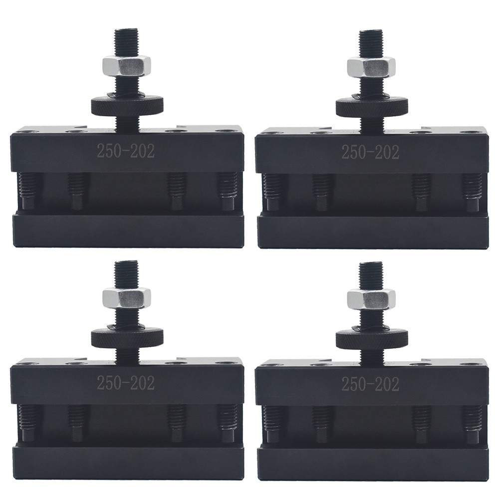 4Pcs BXA #2 QUICK CHANGE TURNING FACING & BORING TOOL POST HOLDER 250-202