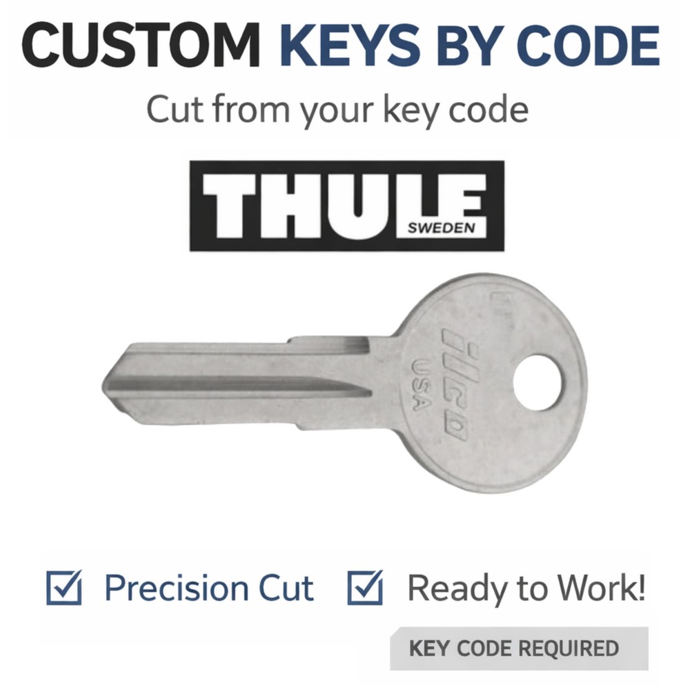 Thule Roof Rack Replacement Keys Cut by Code Key  001-200