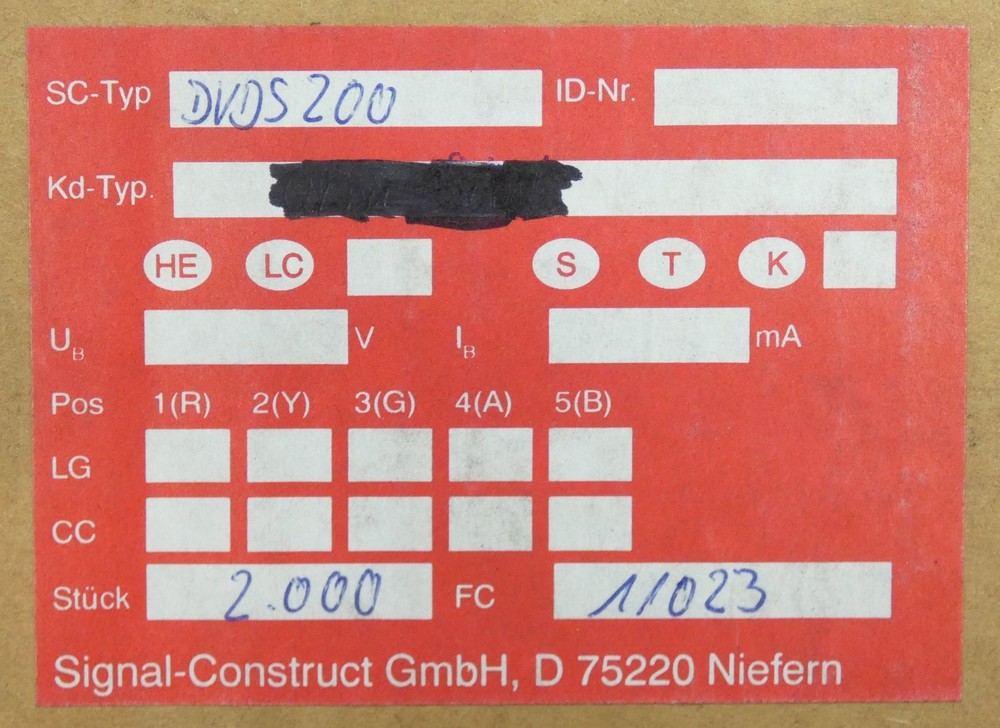 2000x Signal Construct DVDS200 PCB Display -Unused/Original Packaging-