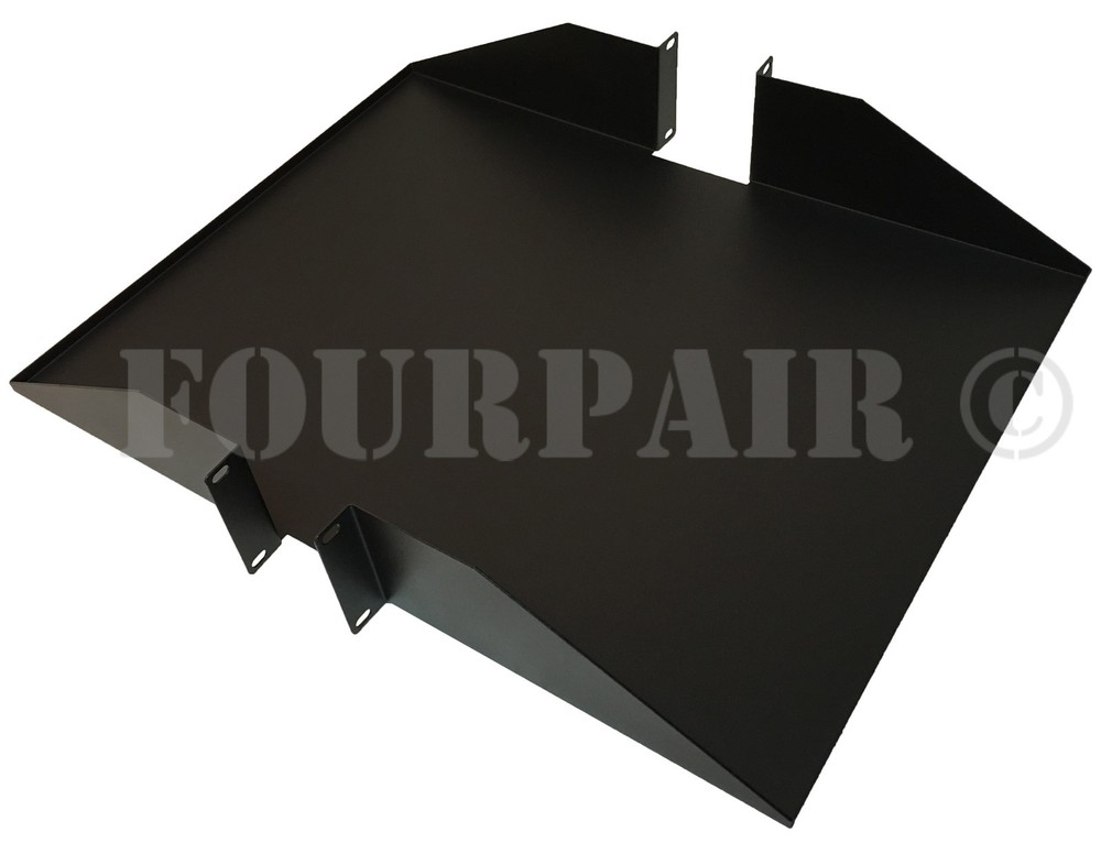 19" Center Weight Relay Rack Mount IT Data Networking Server Shelf 2U 22" Deep
