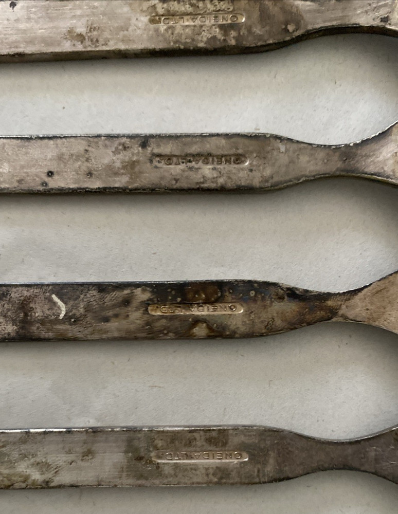 Oneida LTD Majorca Dinner Fork Lot of 7 Silver-plate Flatware Replacement