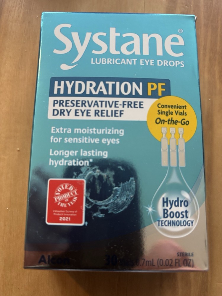 systane hydration pf 30 vials Exp 07/31/2026
