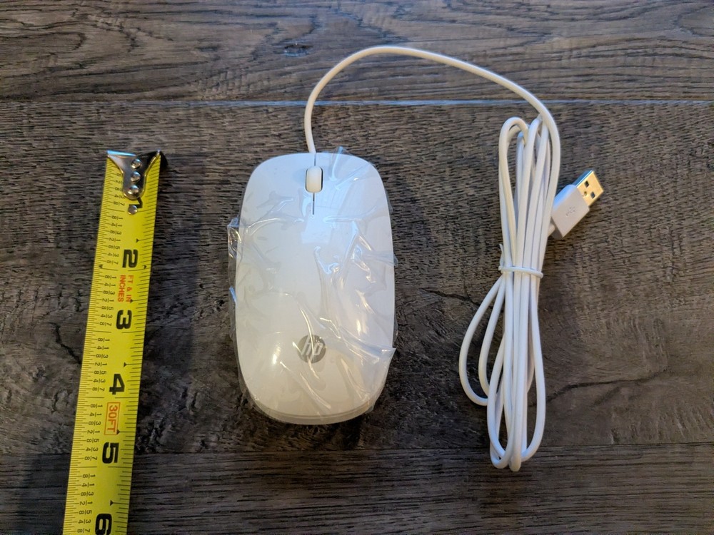 Genuine HP MSU1459 USB Black Wired Optical Mouse