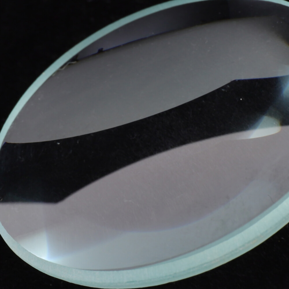 Optical Glass Lens 50mm Diameter Accessory Teaching Tool Experiment Tool