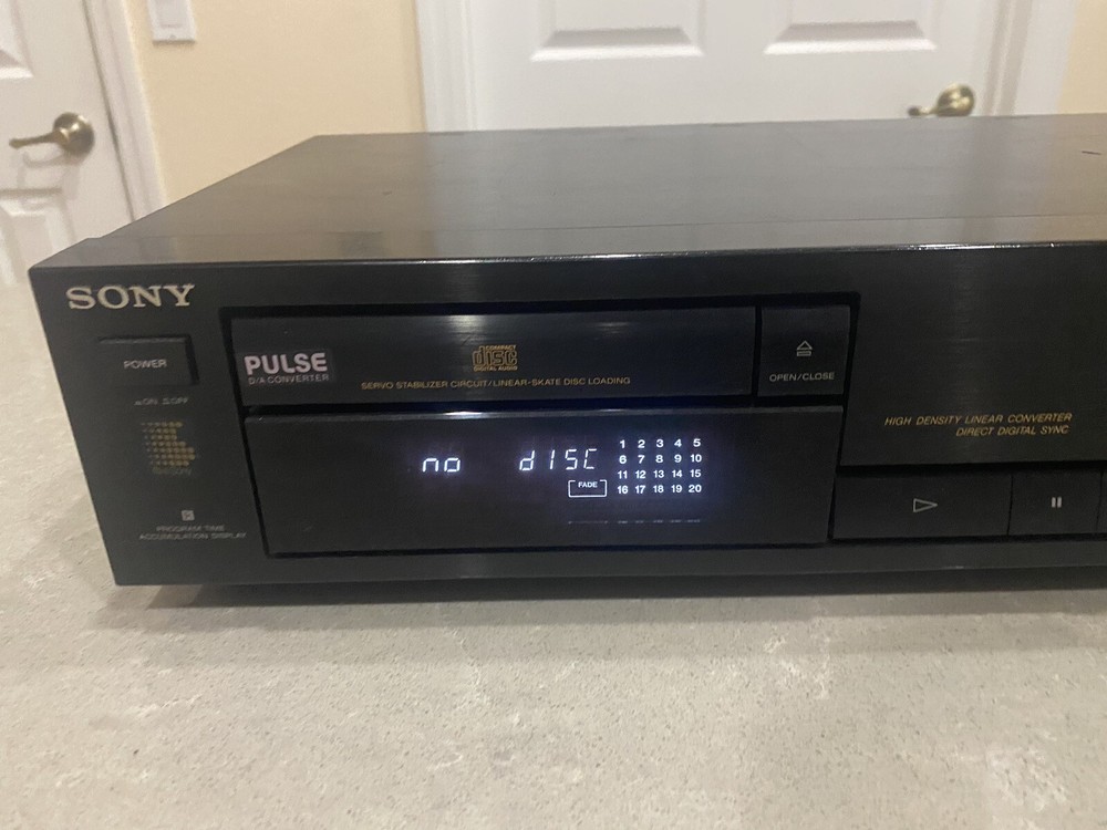 sony CDP-591 compact disc player - not ejecting for parts
