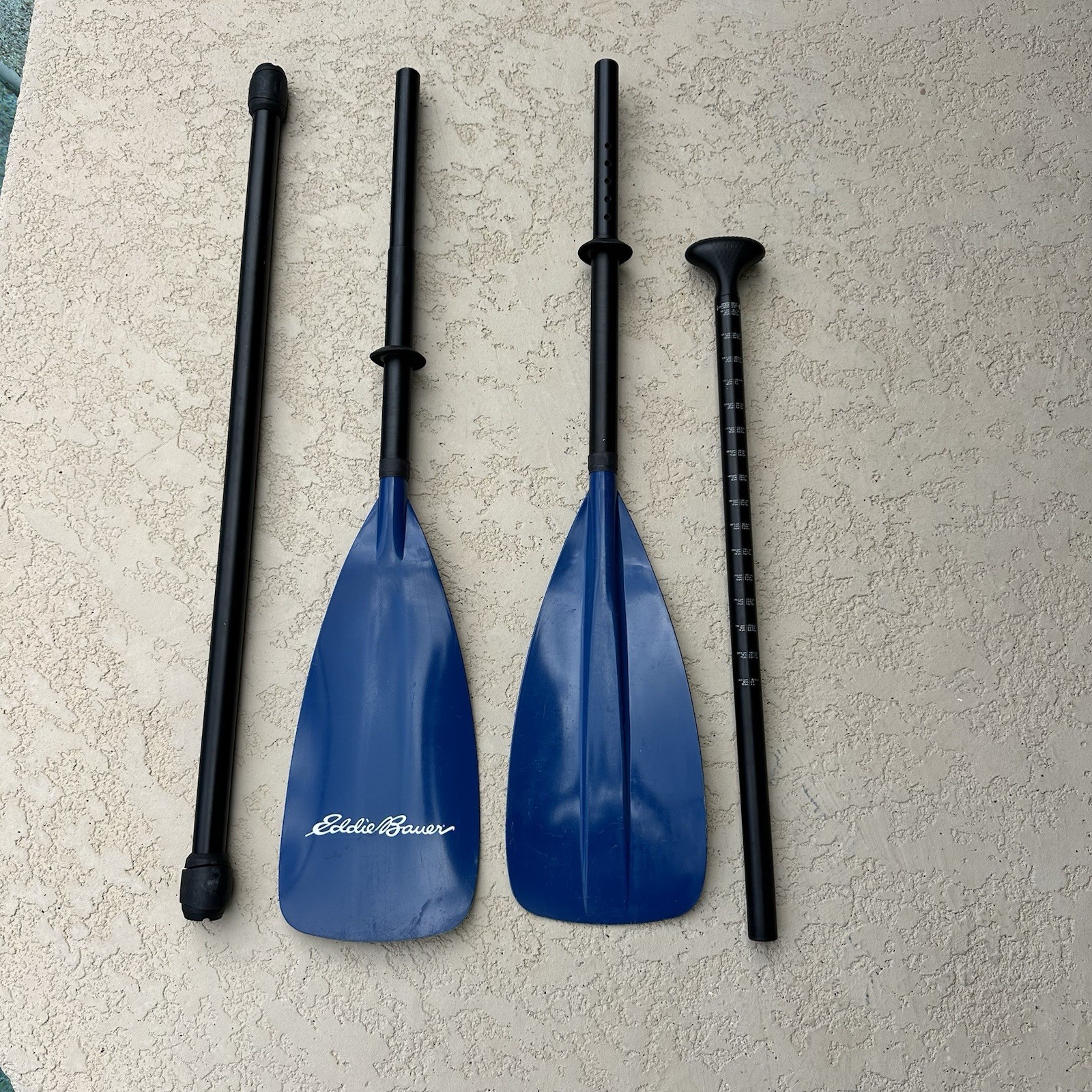 Kayak SUP Paddle - Adjustable 4-Piece, Floating, Lightweight (Eddie Bauer)