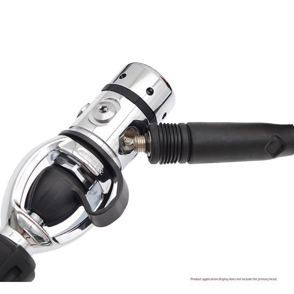 Non-adjustable Scuba Diving Regulator 2nd Stage with Hose Ergonomic Bite Design
