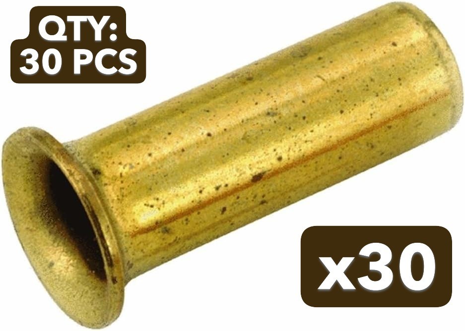30- INSERT PACK lot Anderson Metals 3/8" Brass Compression Insert 30561-06