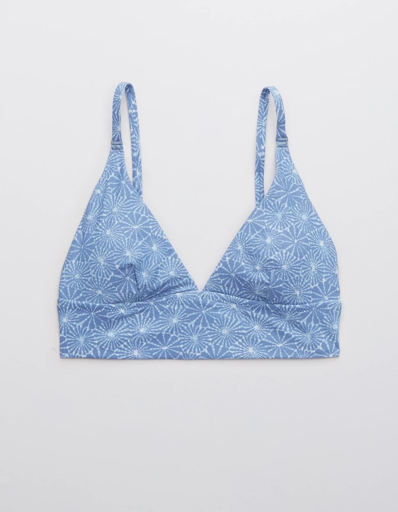 Aerie Women's Longline Triangle Bikini Top