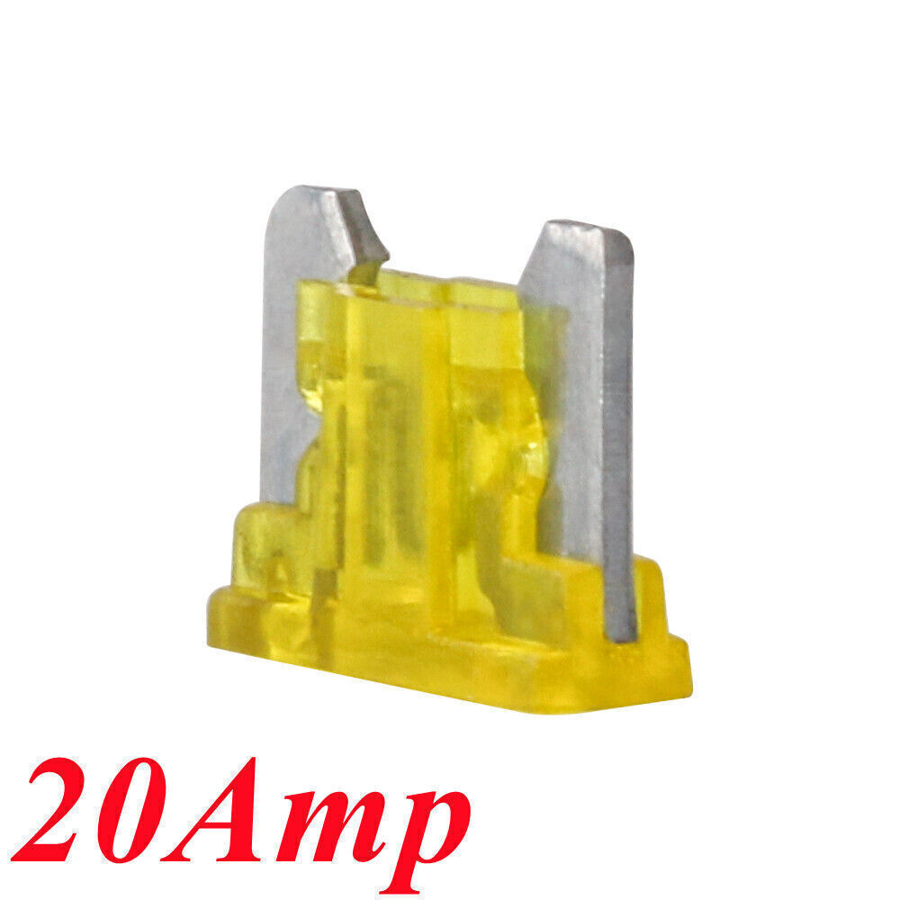30PCS Micro Blade Fuse Assorted Kit Mixed Low Profile Mini Car Van Auto 5A-30A