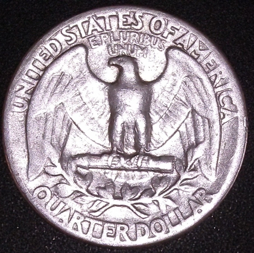 1945-P WASHINGTON SILVER QUARTER
